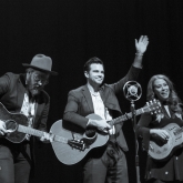 The Lone Bellow, acoustic, one mic, No Words, concerts, live music, Chicago, Old Town School of Folk Music, sold out